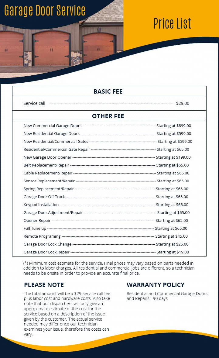 Global Garage Door Service Plainview, NY 516-693-0910